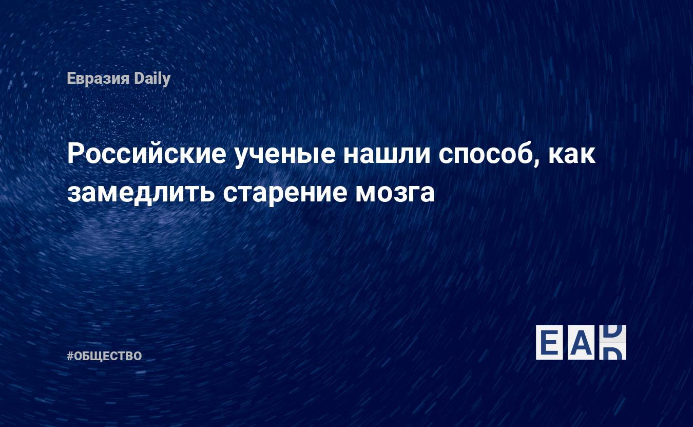 Preview Российские ученые нашли способ замедлить нейродегенерацию