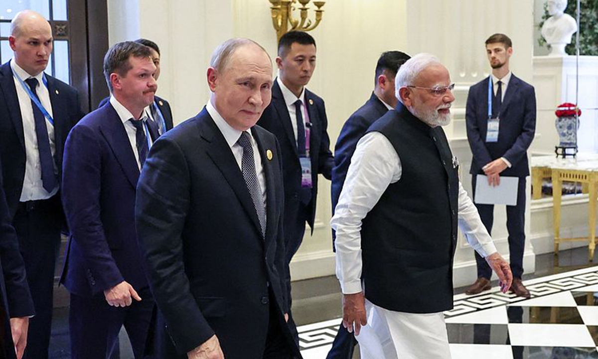 Preview Переговоры Владимира Путина и Нарендры Моди на саммите ШОС