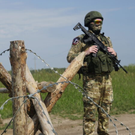 «БАРС – Брянск»: На страже границы – фото боевой учебы добровольческой бригады