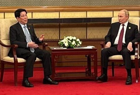 Владимир Путин встретился в Пекине с президентом Вьетнама Лыонг Кыонгом