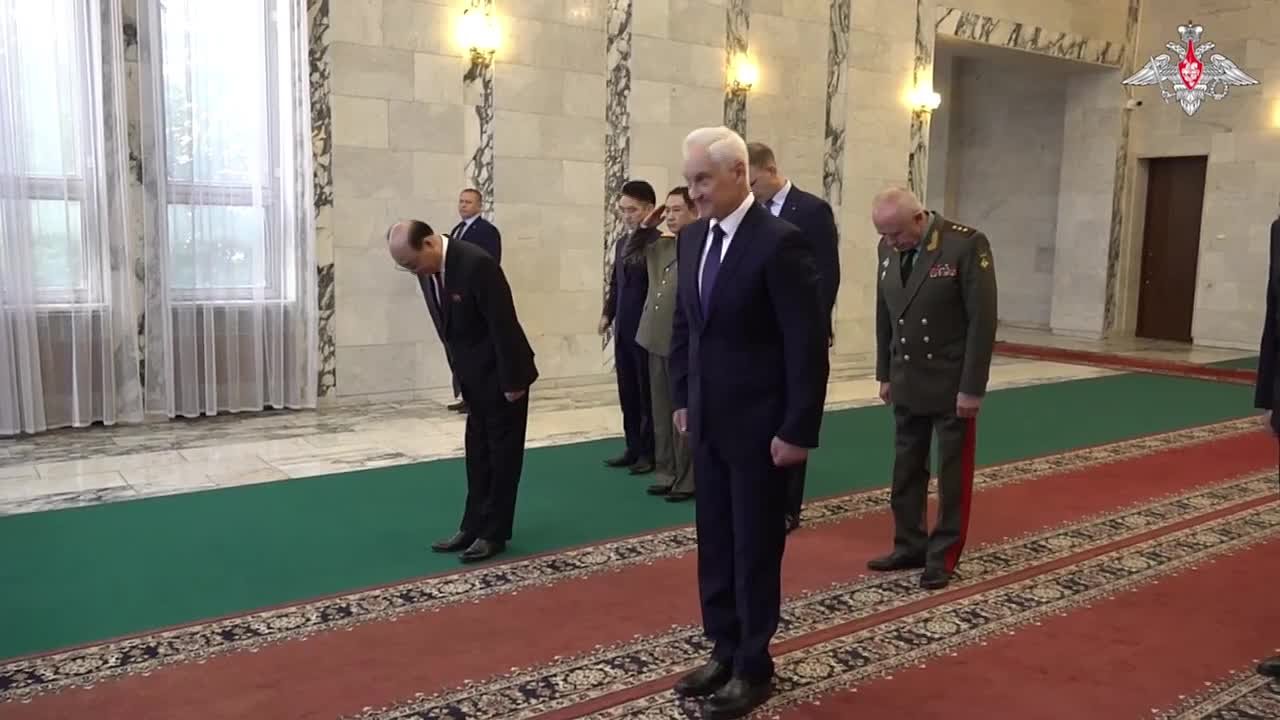 Preview Министр обороны России Андрей Белоусов посетил торжественный прием в посольстве КНДР