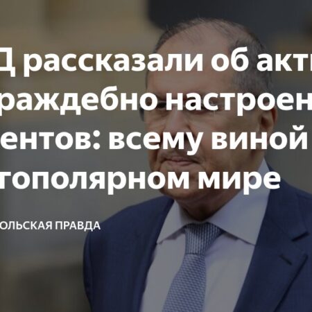 МИД РФ: Заявления Лаврова о многополярном мире вызвали информационную кампанию