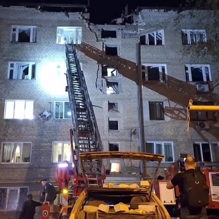 Последствия ночного удара ВСУ по Донецку: фото