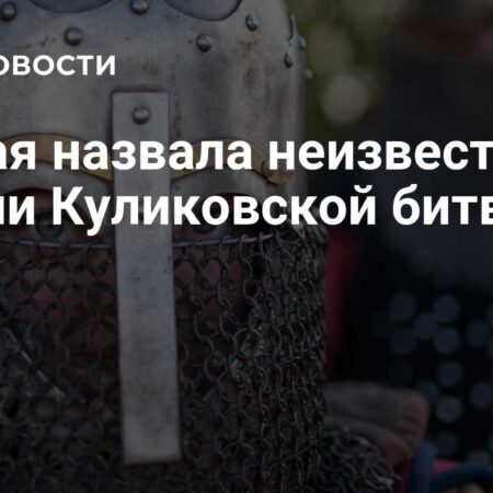 Ученая назвала неизвестные детали Куликовской битвы