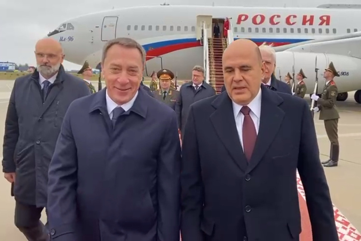 Preview Михаил Мишустин прибыл в Минск для участия в саммите СНГ