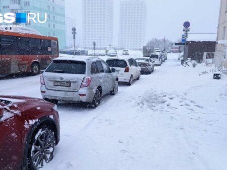 Новосибирск окутан снегом: первый октябрьский снегопад 2025 года