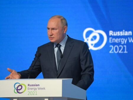 Выступление Владимира Путина на «Российской энергетической неделе»